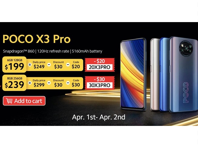Старт продаж смартфона Poco X3 Pro на AliExpress