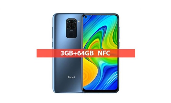 AliExpress - смартфон Xiaomi Redmi Note 9 3/64GB NFC за 9813₽