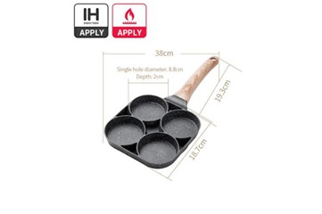 Сковорода с 4 углублениями по классной цене на AliExpress