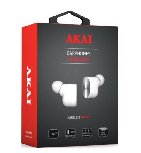 Беспроводные наушники с микрофоном Akai TWS HD-221 TWS по классной цене