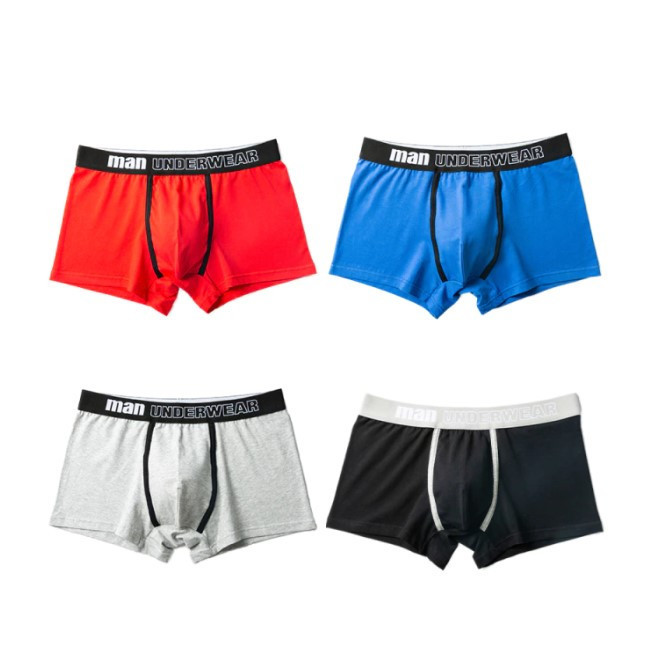 Мужские боксеры с принтом по заманчивой цена за 4 шт на AliExpress