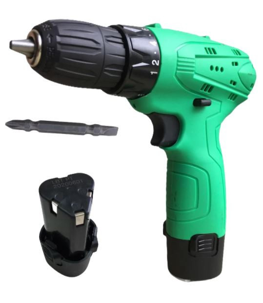 Аккумуляторная дрель-шуруповерт Zitrek Green 12-Li с 2 АКБ, ЗУ и кейсом по низкой цене