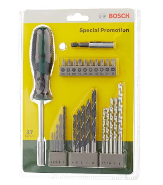 Набор инструментов BOSCH Promotion из 27 предметов по низкой цене
