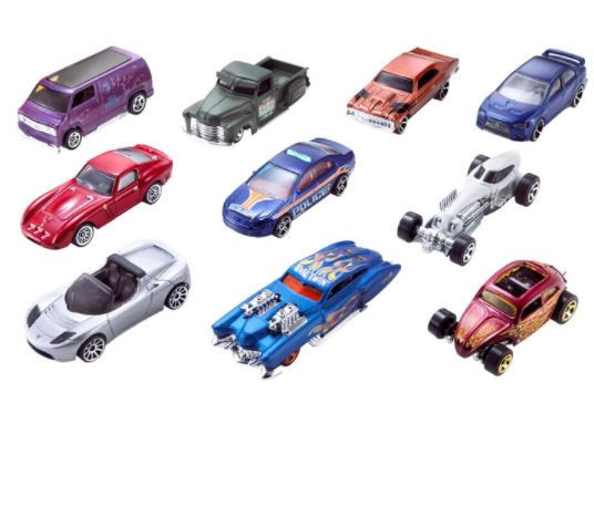 Набор из 10 машин Hot Wheels 54886 по низкой цене