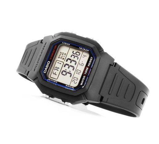Наручные часы Casio W-800H-1A мужские электронные на пластиковом ремешке по выгодной цене