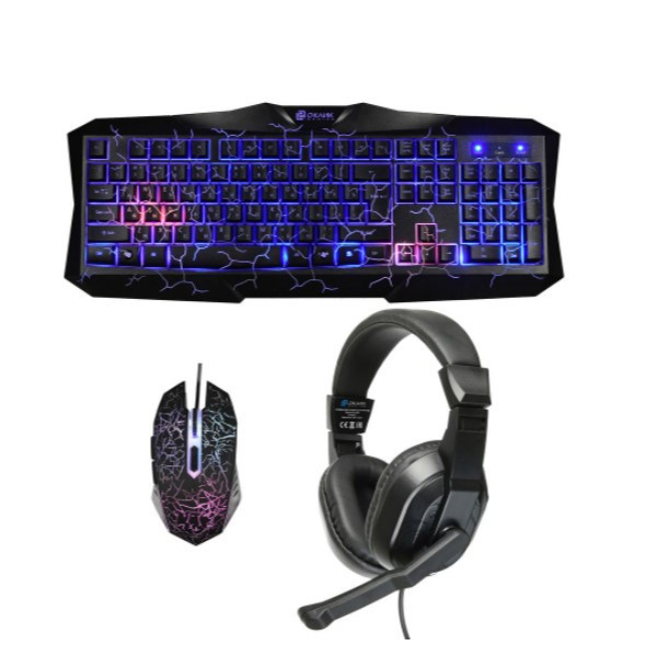 Скидка на комплект OKLICK HS-HKM100G IMPERIAL