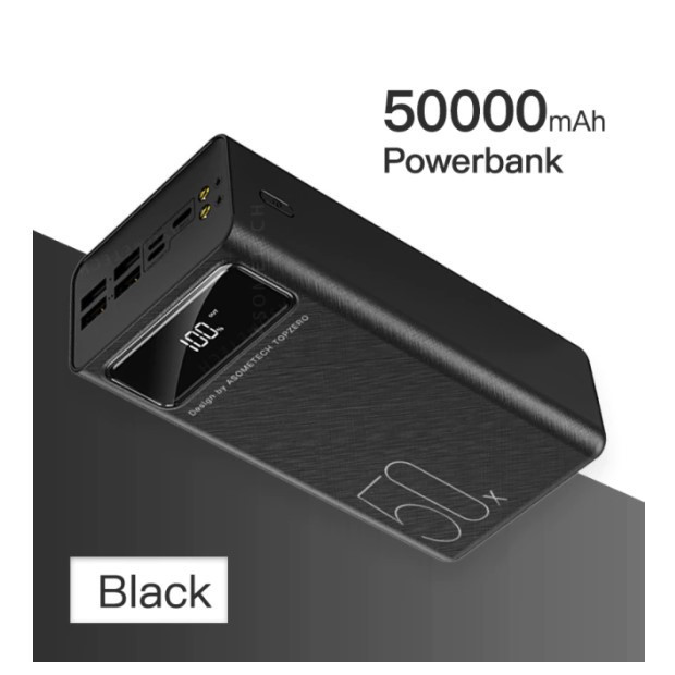Внешний аккумулятор ASOMETECH 50000 мАч со скидкой 60%