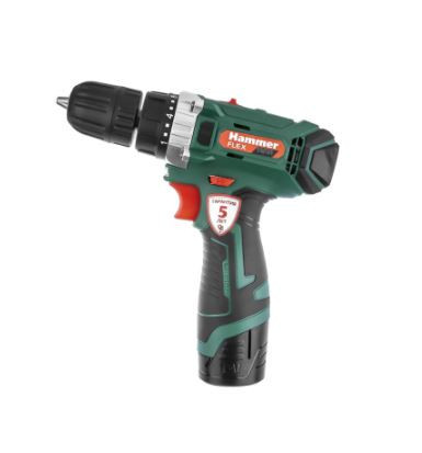 Аккумуляторная дрель-шуруповёрт Hammer Flex ACD12/2CS с хорошей скидкой