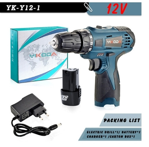 Аккумуляторный шуруповерт YIKODA YK-Y12-1 по отличной цене