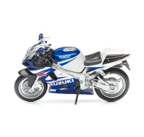 Коллекционный мотоцикл SUZUKI GSX-R750 в масштабе 1:18 от Bburago с хорошей скидкой