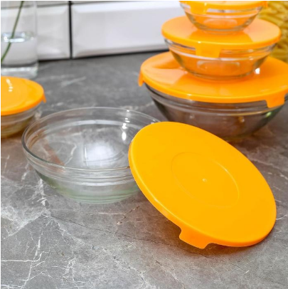 Набор салатников с крышками из 5 штук по низкой цене