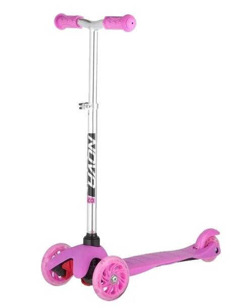 Низкая цена на детский кикборд Novatrack Disco-Kids Basic 120H