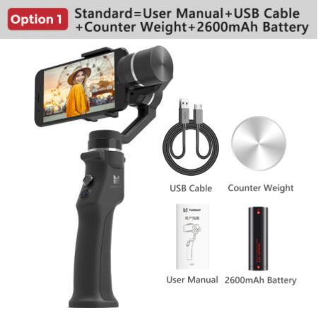 Отличная цена на 3-осевой ручной стабилизатор Xiaomi Youpin Funsnap Capture