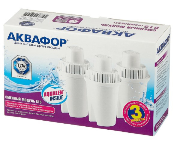Скидка 36% на картридж для кувшинов аквафор В15