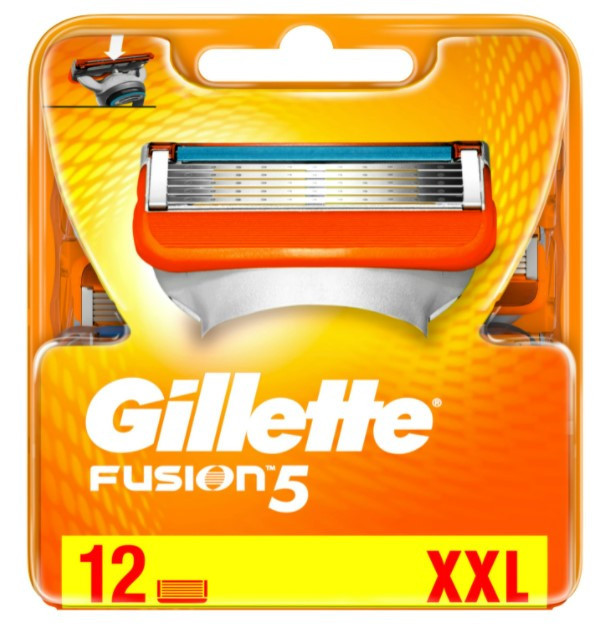 Сменные кассеты Gillette Fusion5, 12 шт. по хорошей цене