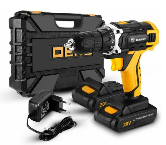 Аккумуляторная дрель-шуруповерт DEKO DKCD20FU-Li 063-4103 по низкой цене