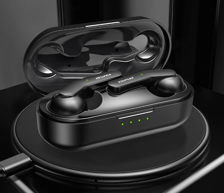 Хорошая скидка на беспроводные наушники AWEI T10