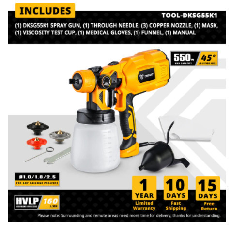 Краскопульт DEKO DKSG55K1 по выгодной цене