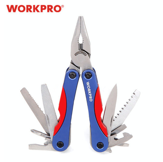Многофункциональные плоскогубцы 15 в 1 WORKPRO W014014AE 2 штуки по отличной цене