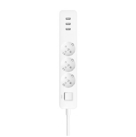 Удлинитель Xiaomi Mi Power Strip 3 розетки 3 USB за 999₽ в МТС