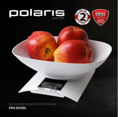 Кухонные весы Polaris PKS 0323DL за 699₽