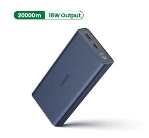 Повербанк Ugreen 20000mAh PD18W за 818₽