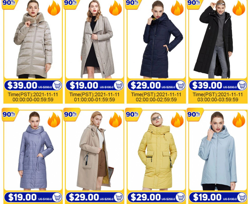 Женские куртки MIEGOFCE по низким ценам на распродаже 11.11 АлиЭкспресс