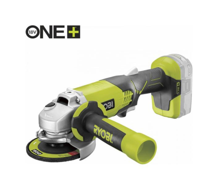 Аккумуляторная угловая шлифмашина Ryobi ONE+ R18AG-0 5133001903 с хорошей скидкой