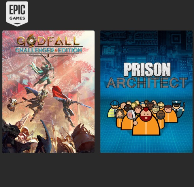 Две бесплатные игры от Epic Games: Godfall Challenger Edition и Prison Architect