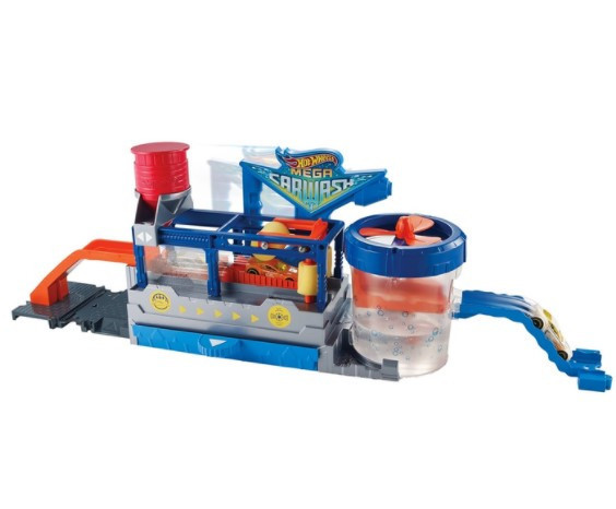 Игровой набор Hot Wheels Сити Мега-автомойка FTB66 со скидкой