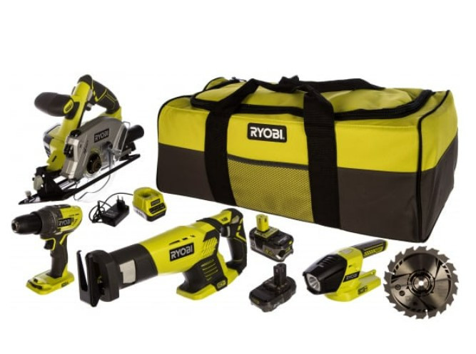 Набор инструментов Ryobi ONE+ R18CK4-252S со скидкой