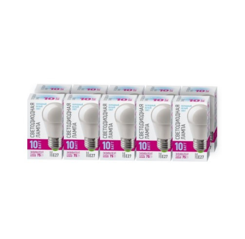 Упаковка ламп LED ОНЛАЙТ E27 за 390₽