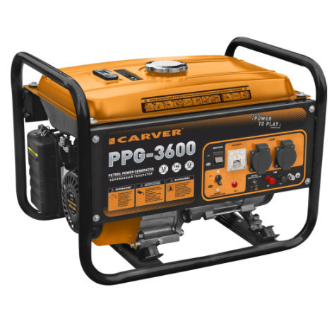 Бензиновый генератор CARVER PPG- 3600 01.020.00003 со скидкой