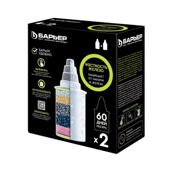 Картридж для фильтра-кувшина Барьер Жесткость/Железо, 2 шт за 349₽