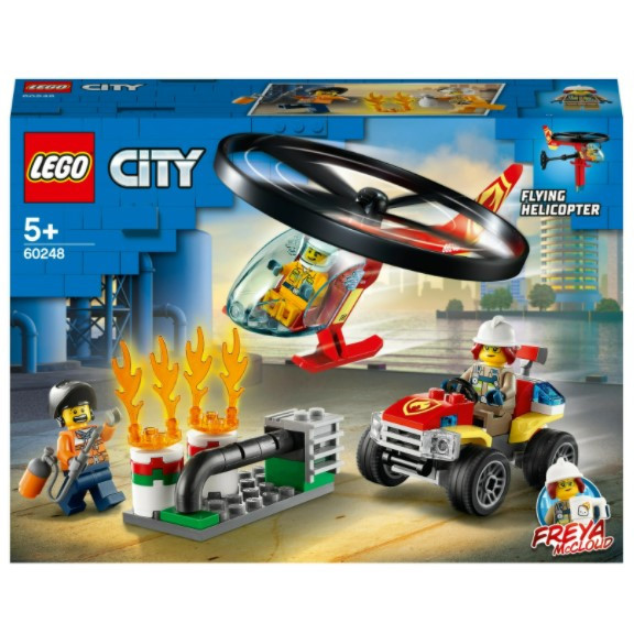 Конструктор LEGO City Fire 60248 Пожарный спасательный вертолёт по лучшей цене