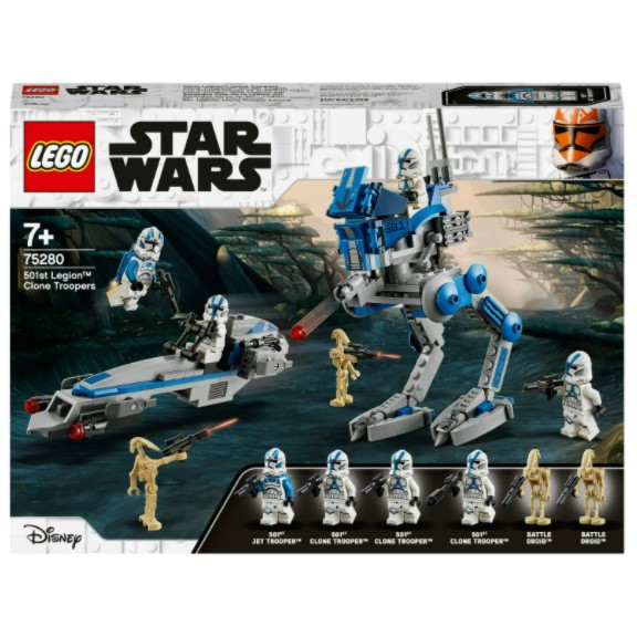 Конструктор LEGO Star Wars 75280 Клоны-пехотинцы 501-го легиона по лучшей стоимости
