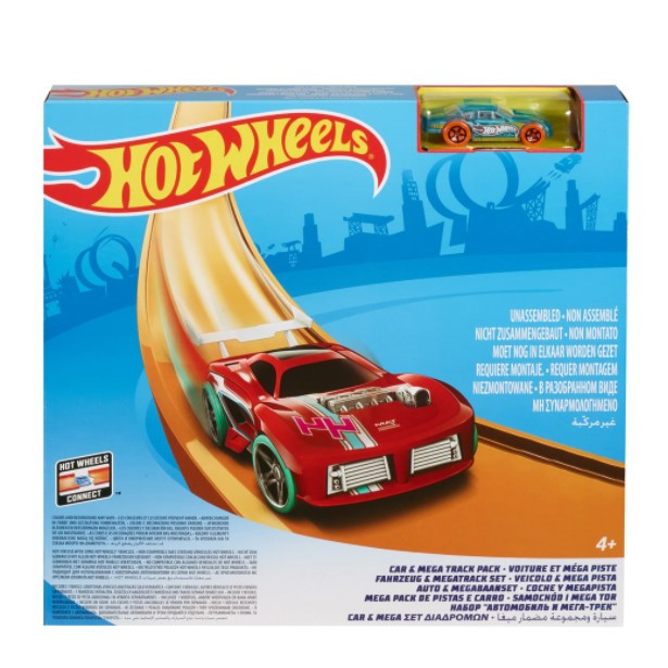 Набор игровой Hot Wheels конструктор трасс Мега трек FTL69