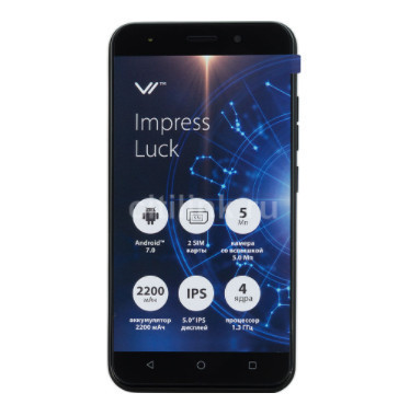 Смартфон Vertex Impress Luck 1/8Gb за 1990₽