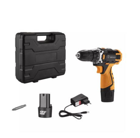Аккумуляторная дрель-шуруповёрт DEKO Banger 12V SET 3 по отличной цене