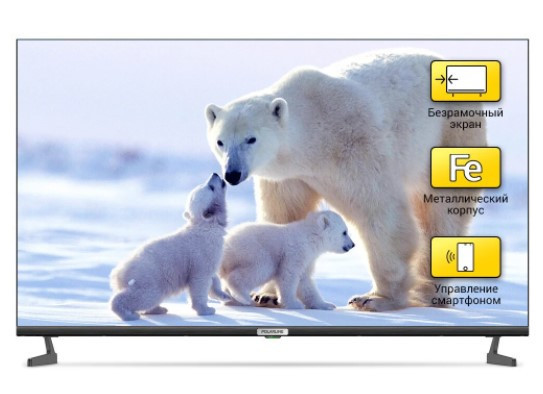 Телевизор Polarline 43PL52STC-SM LED (2019) со smart tv и с безрамочным экраном по низкой цене