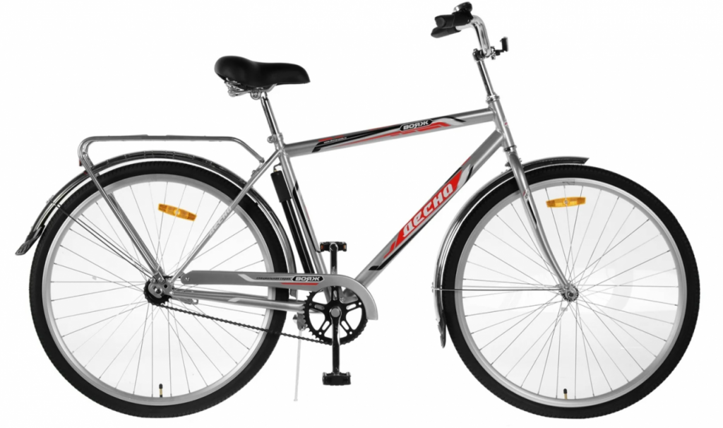 Городской велосипед Десна Вояж Gent 28 (2020) серебристый 20" (требует финальной сборки)