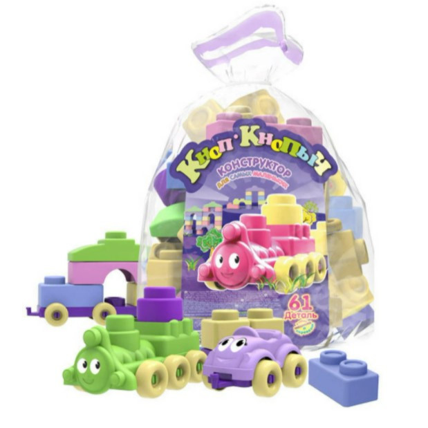 Конструктор Биплант Кноп-Кнопыч 11114-61