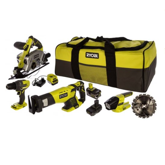 Большой набор инструментов Ryobi ONE+ R18CK4-252S 5133003578