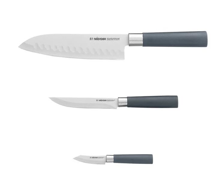Набор из 3 кухонных ножей NADOBA HARUTO (723521)