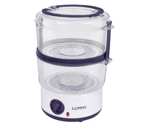 Пароварка Lumme LU-1405 Dark Topez