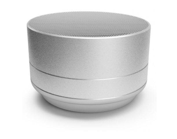 Портативная колонка W.O.L.T. WBS-104 серебристый