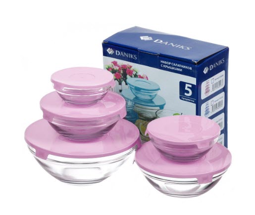 Салатники с крышками Daniks