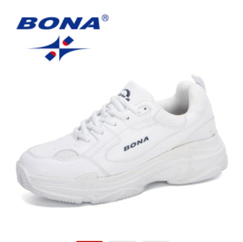 Женские кроссовки BONA на высокой подошве