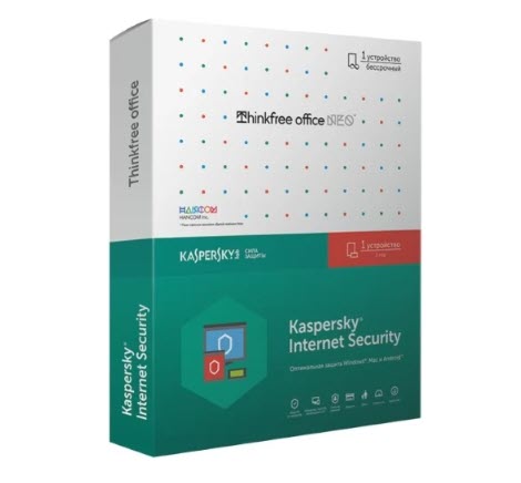 Антивирус Kaspersky Internet Security 1ПК/1Г + Think Free Office