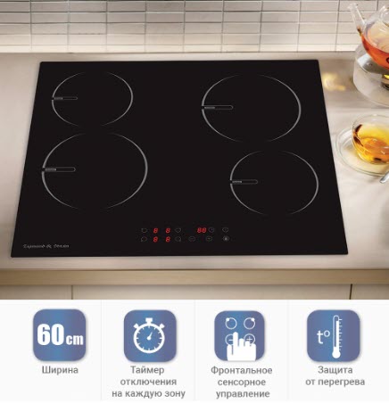 Электрическая варочная поверхность Zigmund & Shtain CNS